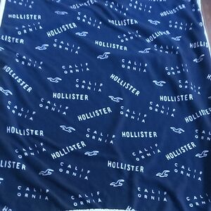Hollister Navy Blue Blanket